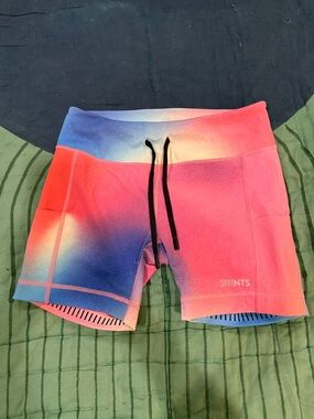 SprintS Gradient Pink Blue Athletic Shorts